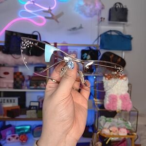 Vintage Dior Sunglass Crystal Studded